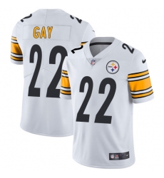 Nike Steelers #22 William Gay White Mens Stitched NFL Vapor Untouchable Limited Jersey