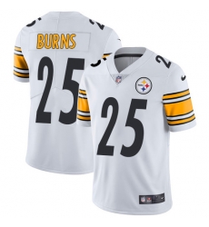 Nike Steelers #25 Artie Burns White Mens Stitched NFL Vapor Untouchable Limited Jersey