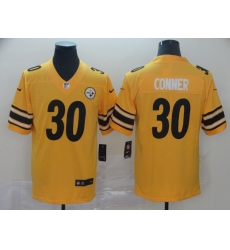 Nike Steelers 30 James Conner Gold Inverted Legend Limited Jersey