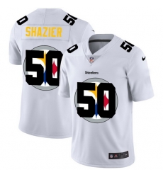 Nike Steelers 50 Ryan Shazier White Shadow Logo Limited Jersey