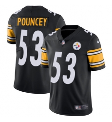 Nike Steelers #53 Maurkice Pouncey Black Team Color Mens Stitched NFL Vapor Untouchable Limited Jersey