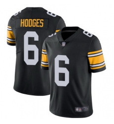 Nike Steelers 6 Devlin Hodges Black Alternate Vapor Untouchable Limited Jersey
