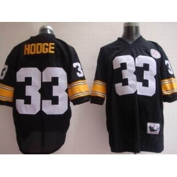 Pittsburgh Steelers 33 Hodge black Throwback jerseys