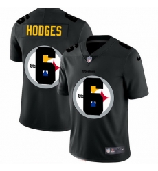 Pittsburgh Steelers 6 Devlin Hodges Men Nike Team Logo Dual Overlap Limited NFL Jersey Black