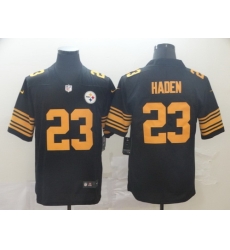 Steelers 23 Joe Haden Black Color Rush Limited Jersey