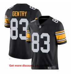 Steelers 83 Zach Gentry Black Alternate Men Stitched Football Vapor Untouchable Limited Jersey