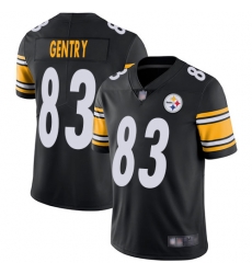 Steelers 83 Zach Gentry Black Team Color Men Stitched Football Vapor Untouchable Limited Jersey