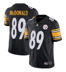 Steelers 89 Vance McDonald Black Team Color Men Stitched Football Vapor Untouchable Limited Jersey 