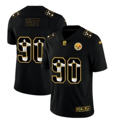 Steelers 90 T J  Watt Black Jesus Faith Edition Limited Jersey