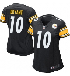 Nike Steelers #10 Martavis Bryant Black Team Color Womens Stitched NFL Elite Jersey