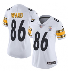 Nike Steelers #86 Hines Ward White Womens Stitched NFL Vapor Untouchable Limited Jersey