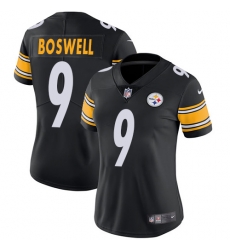 Nike Steelers #9 Chris Boswell Black Team Color Womens Stitched NFL Vapor Untouchable Limited Jersey