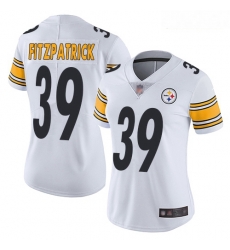 Steelers #39 Minkah Fitzpatrick White Women Stitched Football Vapor Untouchable Limited Jersey