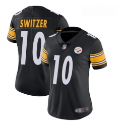 Women Nike Pittsburgh Steelers #10 Ryan Switzer Limited Home Black Jersey