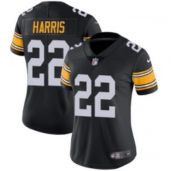 Women Nike Pittsburgh Steelers 22 Najee Harris Black Alternate Women Stitched NFL Vapor Untouchable Limited Jersey