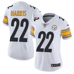 Women Nike Pittsburgh Steelers 22 Najee Harris White Women Stitched NFL Vapor Untouchable Limited Jersey