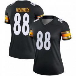 Women Pittsburgh Steelers Pat Freiermuth #88 Black Vapor Limited Stitched Football Jersey