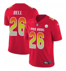 Womens Nike Pittsburgh Steelers 26 LeVeon Bell Limited Red 2018 Pro Bowl NFL Jersey