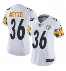 Womens Nike Pittsburgh Steelers 36 Jerome Bettis Elite White NFL Jersey