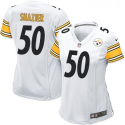 Womens Nike Pittsburgh Steelers 50 Ryan Shazier Game White NFL Jersey