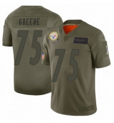 Womens Pittsburgh Steelers 75 Joe Greene Limited Camo 2019 Salute to Service Football Jersey