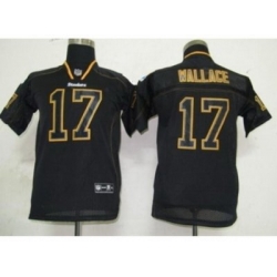 Nike Youth Pittsburgh Steelers #17 Mike wallace black jerseys[Lights out]