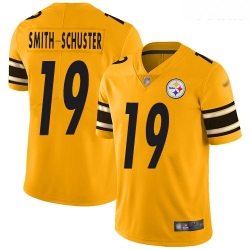 Steelers #19 JuJu Smith Schuster Gold Youth Stitched Football Limited Inverted Legend Jersey