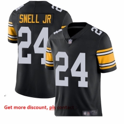 Steelers 24 Benny Snell Jr  Black Alternate Youth Stitched Football Vapor Untouchable Limited Jersey