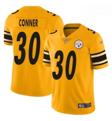 Steelers #30 James Conner Gold Youth Stitched Football Limited Inverted Legend Jersey