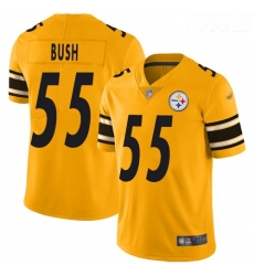 Steelers #55 Devin Bush Gold Youth Stitched Football Limited Inverted Legend Jersey