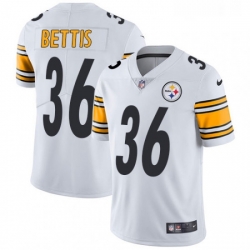 Youth Nike Pittsburgh Steelers 36 Jerome Bettis White Vapor Untouchable Limited Player NFL Jersey