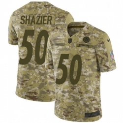 Youth Nike Pittsburgh Steelers 50 Ryan Shazier Limited Camo 2018 Salute to Service NFL Jersey