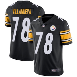 Youth Nike Pittsburgh Steelers #78 Alejandro Villanueva Black Team Color Vapor Untouchable Elite Player NFL Jersey