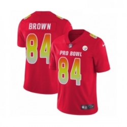 Youth Nike Pittsburgh Steelers 84 Antonio Brown Limited Red AFC 2019 Pro Bowl NFL Jersey