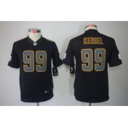 Youth Nike Pittsburgh Steelers 99# Brett Keisel Black Impact Limited Jerseys
