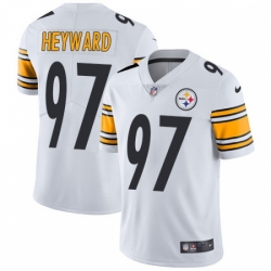 Youth Nike Steelers #97 Cameron Heyward White Stitched NFL Limited Rush Jersey