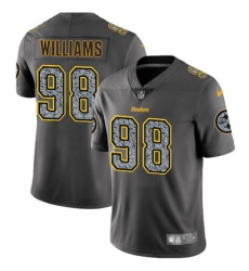 Youth Nike Steelers #98 Vince Williams Gray Static NFL Vapor Untouchable Game Jersey