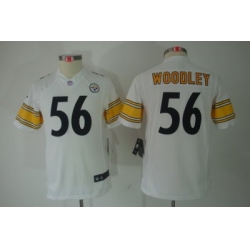 Youth Nike Youth Pittsburgh Steelers #56 Lamarr Woodley White Limited Jerseys