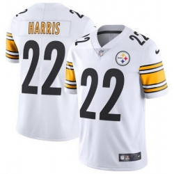 Youth Pittsburgh Steelers 22 Najee Harris White Vapor Untouchable Limited Stitched Jersey 