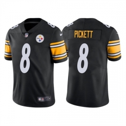 Youth Pittsburgh Steelers 8 Kenny Pickett Black Vapor Untouchable Limited Stitched Jersey