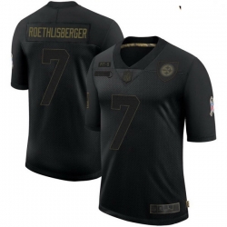 Youth Pittsburgh Steelers Ben Roethlisberger Black Limited 2020 Salute To Service Jersey