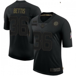 Youth Pittsburgh Steelers Jerome Bettis Black Limited 2020 Salute To Service Jersey