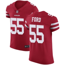 49ers 55 Dee Ford Red Team Color Mens Stitched Football Vapor Untouchable Elite Jersey