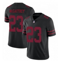 Men NFL San Francisco 49ers 23 Christian McCaffrey Black Vapor Untouchable Limited Stitched Jersey