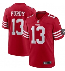 Men Nike San Francisco 49ers Brock Purdy #13 Red Vapor Limited Jersey