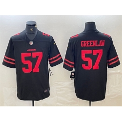 Men San Francisco 49ers 57 Dre Greenlaw Black Vapor Untouchable Limited Stitched Jersey