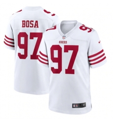 Men San Francisco 49ers 97 Nike Bosa 2022 New White Stitched Game Jersey