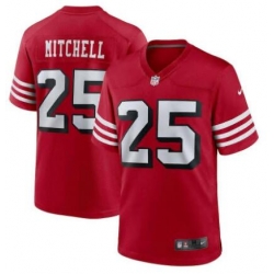 Men's San Francisco 49ers #25 Eli Mitchell Throwback Vapor Untouchable Limited Jersey
