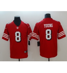 Men's San Francisco 49ers Steve Young 8 Red Nike Scarlet Player Limited Jersey