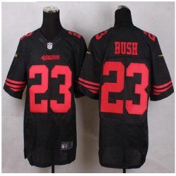 New San Francisco 49ers #23 Reggie Bush Black Alternate Men Stitched NFL Elite Jersey